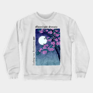 Moonlight Sonata - White Crewneck Sweatshirt